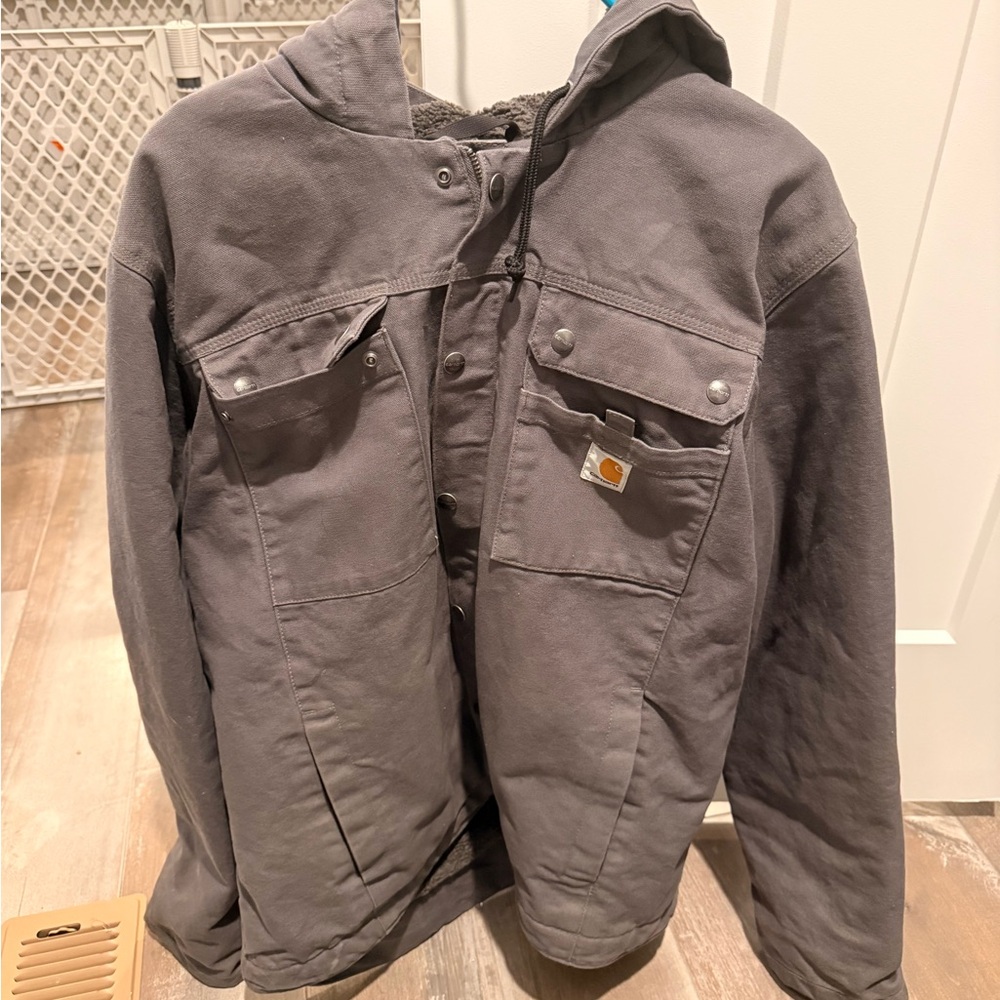 Carhartt Charcoal Hooded Jacket